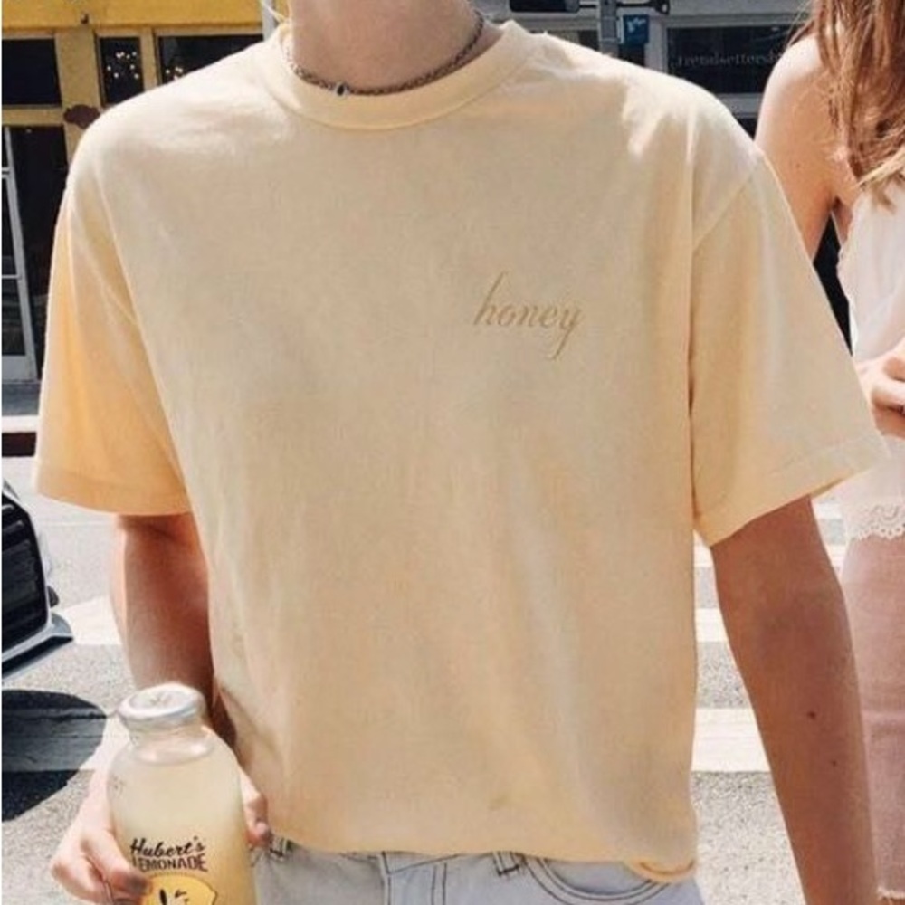 Brandy Melville Yellow Honey Shirt